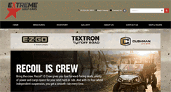 Desktop Screenshot of extremegolfcars.com